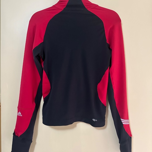 Adidas ClimaCool Zip Jacket, Red & Black, Medium - Picture 5 of 6